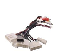 ZVPQU Car Radio Stereo Wiring Harness Cable Adapter Android 16pin, for Nissan, for Juke Altima Sunny Teana Qashqai Xtrail Tiida Bluebird radio adapter cable