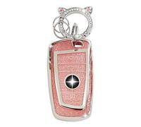 ZVRSUA Car Key Protective Case Fits BMW, Key Cover TPU Car Key Case Compatible with BMW 1 Series 2 3 Series 4 Series 5 Series 6 Series F11 F10 F12 F20 F21 F25 F30 F31 X3 X4 M3 M4 M5 3GT 5GT (Pink)
