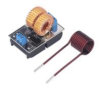 ZVS Low Voltage Heating Module, DC 5V to 12V ZVS Driver Board, Induction Heating Board for Melting Gold Silver Copper Aluminum, 120W Power Supply Module with Cooling Fan