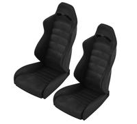 ZVSYKWIHT 1/10 Scale RC Crawler Car Simulation Rock Buggy Seat Driver Seat Compatible With Wraith AX90018 AXI90074 RR10 Models(2pcs Black)