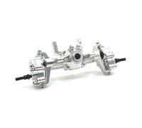 ZVSYKWIHT 1/24 RC Car Upgrade Parts FMS Metal Portal Axle Set Front And Rear Axle Accessories Compatible With Various Models(Front Silver)