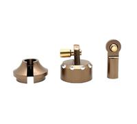 ZVSYKWIHT 1/7 7303 Metal Shock Absorber Caps Replacement Parts Compatible With RC Car Upgrade Accessories OP Parts(Champagne Gold)