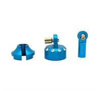 ZVSYKWIHT 1/7 7303 Metal Shock Absorber Caps Replacement Parts Compatible With RC Car Upgrade Accessories OP Parts(Blue)