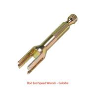 ZVSYKWIHT 1 Set M4 Rod Ends With 7mm Pivot Ball Straight And Angled Compatible with 1/8 1/10 Scale RC Crawler Links Compatible With Various RC Rig Models Like TF2 CC01(Colorful Tool)