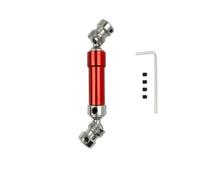 ZVSYKWIHT 12427 12423 12428 12429 Metal Drive Shaft Rear 80mm-100mm Upgrade Part Compatible with 1 12 Scale RC Car Accessories Compatible With Various Models(Red)