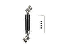 ZVSYKWIHT 12427 12423 12428 12429 Metal Drive Shaft Rear 80mm-100mm Upgrade Part Compatible with 1 12 Scale RC Car Accessories Compatible With Various Models(Black)