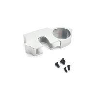 ZVSYKWIHT 144001 144002 144010 124007 124016 124017 124018 124019 Metal Gear Cover Dust Protector Compatible With RC Car Reduction Gear Upgrade Parts(Silver)