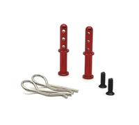 ZVSYKWIHT 144001 144010 144016 124016 124017 124018 124019 RIaarIo Metal Body Mount Post Shell Column Upgrade Parts Compatible With RC Car Models(Red)