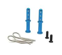 ZVSYKWIHT 144001 144010 144016 124016 124017 124018 124019 RIaarIo Metal Body Mount Post Shell Column Upgrade Parts Compatible With RC Car Models(Blue)