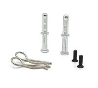 ZVSYKWIHT 144001 144010 144016 124016 124017 124018 124019 RIaarIo Metal Body Mount Post Shell Column Upgrade Parts Compatible With RC Car Models(Silver)
