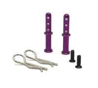 ZVSYKWIHT 144001 144010 144016 124016 124017 124018 124019 RIaarIo Metal Body Mount Post Shell Column Upgrade Parts Compatible With RC Car Models(Purple)