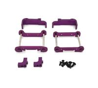 ZVSYKWIHT 144001 144010 144016 144018 124017 124018 124019 124007 124008 Metal Arm Servo Mount Holder Replacement Parts Compatible With RC Models And DIY Robotics Projects(Purple)