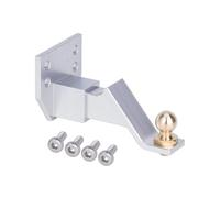 ZVSYKWIHT 1Pcs Aluminum Trailer Hook Drop Hitch Receiver Compatible With 1 10 Scale RC Crawler Car Upgrade Accessory Parts(Silver)