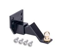ZVSYKWIHT 1Pcs Aluminum Trailer Hook Drop Hitch Receiver Compatible With 1 10 Scale RC Crawler Car Upgrade Accessory Parts(Black)