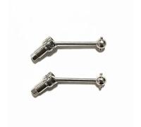 ZVSYKWIHT 2pcs Metal Plastic Drive Shaft Driveshaft A86 LD1801 LD1802 LD1803 LD1804 A01 A02 Upgrade Parts Accessories Compatible With 1 18 RC Car(LA0049S Metal)