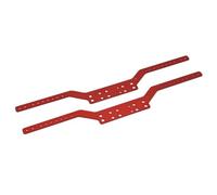 ZVSYKWIHT 2pcs MN78 MN168 Metal Chassis Beam Girder Side Frame Upgrade Parts Compatible with 1 12 Scale RC Car Chassis Compatible With Various Models(Red)