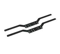 ZVSYKWIHT 2pcs MN78 MN168 Metal Chassis Beam Girder Side Frame Upgrade Parts Compatible with 1 12 Scale RC Car Chassis Compatible With Various Models(Black)