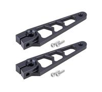 ZVSYKWIHT 40mm 7075 Aluminum Servo Arm 25T Compatible With 1 10 Scale Buggy And 2WD Models Fits Common Standard Servos Like ProTek Savox Futaba(2Pcs Black)