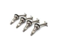 ZVSYKWIHT 4pcs 1/28 Scale 284131 Universal Joint Drive Shaft Compatible With K969 K989 K999 P929 RC Car Models Metal Extended Upgrade Parts Compatible with Crawler Vehicles(27mm)