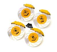 ZVSYKWIHT 4pcs 12mm Hex Wheel Hub Rim Brake Disc Caliper Compatible With 3RACING D5S D5 1 10 Scale RC Car Upgrade Parts Accessories(I)