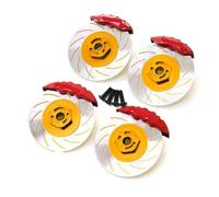 ZVSYKWIHT 4pcs 12mm Hex Wheel Hub Rim Brake Disc Caliper Compatible With 3RACING D5S D5 1 10 Scale RC Car Upgrade Parts Accessories(G)