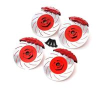 ZVSYKWIHT 4pcs 12mm Hex Wheel Hub Rim Brake Disc Caliper Compatible With 3RACING D5S D5 1 10 Scale RC Car Upgrade Parts Accessories(D)