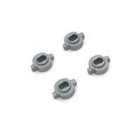 ZVSYKWIHT 4Pcs Metal Bond Changeover Adapter Compatible With 1 28 Scale RC Car Wheel Hub Conversion Compatible with ZERO Z Z MR 03 To AWD Drift Chassis(Grey)
