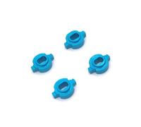 ZVSYKWIHT 4Pcs Metal Bond Changeover Adapter Compatible With 1 28 Scale RC Car Wheel Hub Conversion Compatible with ZERO Z Z MR 03 To AWD Drift Chassis(Blue)