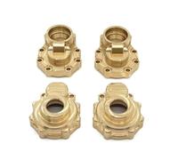 ZVSYKWIHT Brass Portal Gearbox Bucket Weight Diff Cover RC Car Upgrade Parts Compatible With 104006 104010 104020 104026 1 10 Scale Models(Rear Gear Housing)