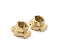 ZVSYKWIHT Brass Portal Gearbox Bucket Weight Diff Cover RC Car Upgrade Parts Compatible With 104006 104010 104020 104026 1 10 Scale Models(Rear Axle Mount)