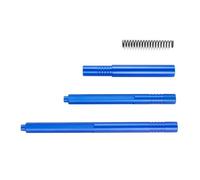 ZVSYKWIHT Compatible Center Slider Drive Shaft Upgrade Part Compatible with 1 10 Scale OUTCAST VORTEKS And 1 8 Scale VENDETTA INFRACTION RC Models(Blue)