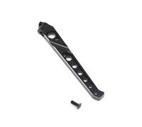 ZVSYKWIHT Front And Rear Metal Chassis Brace Upgrade Part Compatible With 1/8 6S RC Cars Similar To Talion Outcast Notorious Models(Black Rear Short)