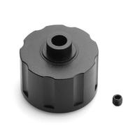 ZVSYKWIHT Metal Differential Case Housing 87004 Compatible With 1/8 Scale VS MT RC Cars Upgrade Parts And Accessories Diff Case Replacement(Black)