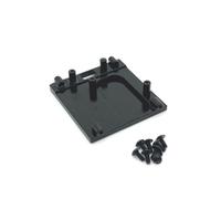 ZVSYKWIHT MN168 MN78 MN99S Metal Gearbox Mount Base Motor Holder Compatible with 1 12 Scale RC Car Upgrade Parts Compatible With Various Models(Black)