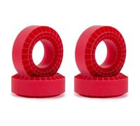 ZVSYKWIHT RC Crawler Tire Silica Gel Insert Foam 108x42mm Compatible With 1.9 Inch Tires Fits 1/10 Scale Crawlers Like CMX VS4-10 Models(Red 4pcs)