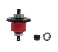 ZVSYKWIHT Steel Gear Front Rear Differential 5381 6882 5379 Compatible With 4x4 VXL Style RC Cars Upgrade Replacement Parts(Rear Red)