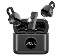 ZVVN Mini Wireless Microphone with USB-C Plug for iPhone 15/16 & Android, Lavalier Microphone with Noise Cancellation, 30H Battery, for Video Recording, Podcast, YouTube, TikTok, Live Streaming