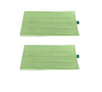 ZVVOEDMR Mop Cloth ,Compatible For Vorwerk,Compatible For Kobold, SP600 MF600 Vacuum Cleaner Spare Parts Accessories Wet/Dry Washable Mop Pad Cleaning Cloth(Green 4PCS)