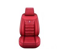 ZVZGPGKLTC Car Seat Covers Accessories Car Seat Covers PU Leather Single Front Split Bench Protector Four Season Applicable Fit Most Car Seat Protectors(Red-1PC)