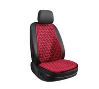 ZVZGPGKLTC Car Seat Covers Breathable Fabric Comfortable In Four Season Car Seat Cover Massage Cover Car Seat Cushion With Seat Protectors(Red 1Set)