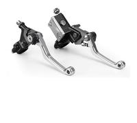 ZVZGPGKLTC Clutch Replacement 7/8" 22mm Motorcycle Brake Clutch Levers Master Cylinder Reservoir Cap for Suzuki for RM125 for RM250 for RMZ250 for RMZ450 Adjustable Handlebar Lever(Silver)