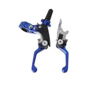 ZVZGPGKLTC Clutch Replacement for CR for CRF Motorcycle CNC Aluminum Alloy Clutch Grip Labor-Saving Anti-Fall Folding Clutch Brake Levers Adjustable Handlebar Lever(Blue)