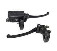 ZVZGPGKLTC Clutch Replacement Motorcycle Accessories Universal 1" 24.5mm Motorcycle Brake Clutch Master Cylinder Reservoir Levers Adjustable Handlebar Lever(Black-Set)