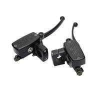 ZVZGPGKLTC Clutch Replacement Motorcycle Universal 25mm Motorcycle Brake Master Cylinder Clutch Lever Corrosion Protection Motorcycle Accessories Adjustable Handlebar Lever(1 Pair Black)