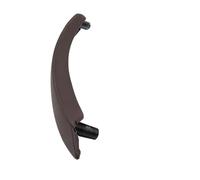 ZVZGPGKLTC Interior Door Handle for BMW for X5 for E70 for E72 2007-2013 Left Right Interior Passenger Door Pull Handle Leather Outer Cover Replacement Car Trim Grab(Right Moka 1PC)