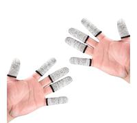 ZwaitL 10PCS Cut Resistant Finger Guards With Secure Grip Lightweight HPPE Materials For Mechanics Chefs And Craft Enthusiasts Comfortable Protective Sleeves For Labor
