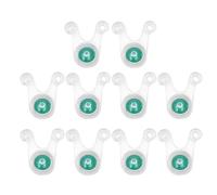 ZwaitL 10Pcs LED Camping Rope Hanging Light, Warning Guard Outdoor Tent String Warning Silicone Hanging