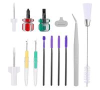 ZwaitL 17 Piece Sewing Machine Cleaning Set for and Maintenance with Tool and ABS Materials Sewing Set