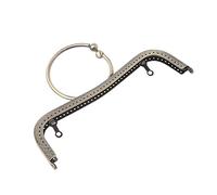 ZwaitL 1pc Metal Square Frame for Sewing Handbag Purse Coin Handle Bag