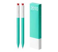 ZwaitL 2 Pcs Neutral Pen First Love Heart Gel Inks Pen Aesthetic Rotary 0.5mm Journaling Gel School Office Supplies